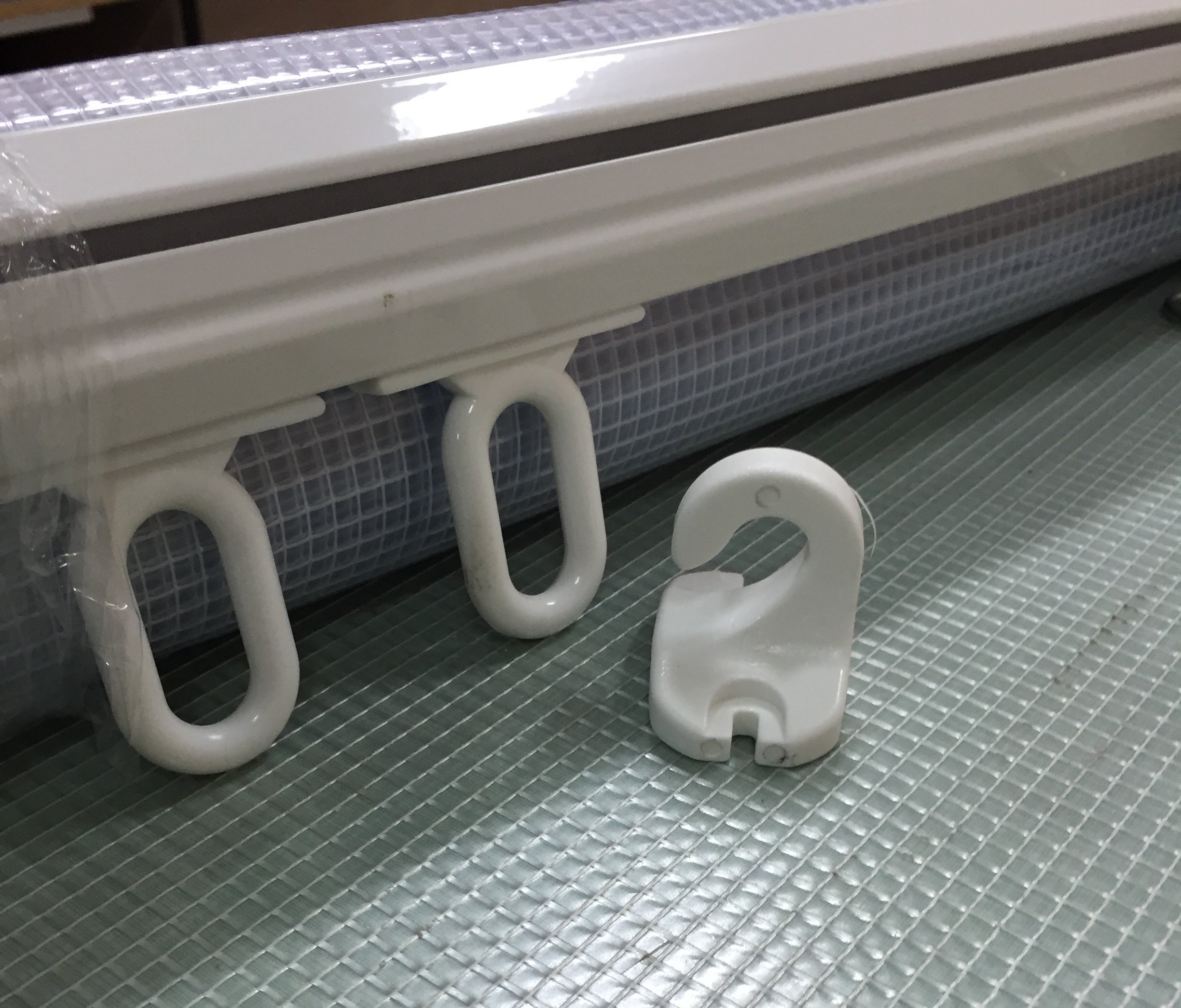 Cimmino Tenda Antipioggia in PVC retinato Semitrasparente. Made in Italy