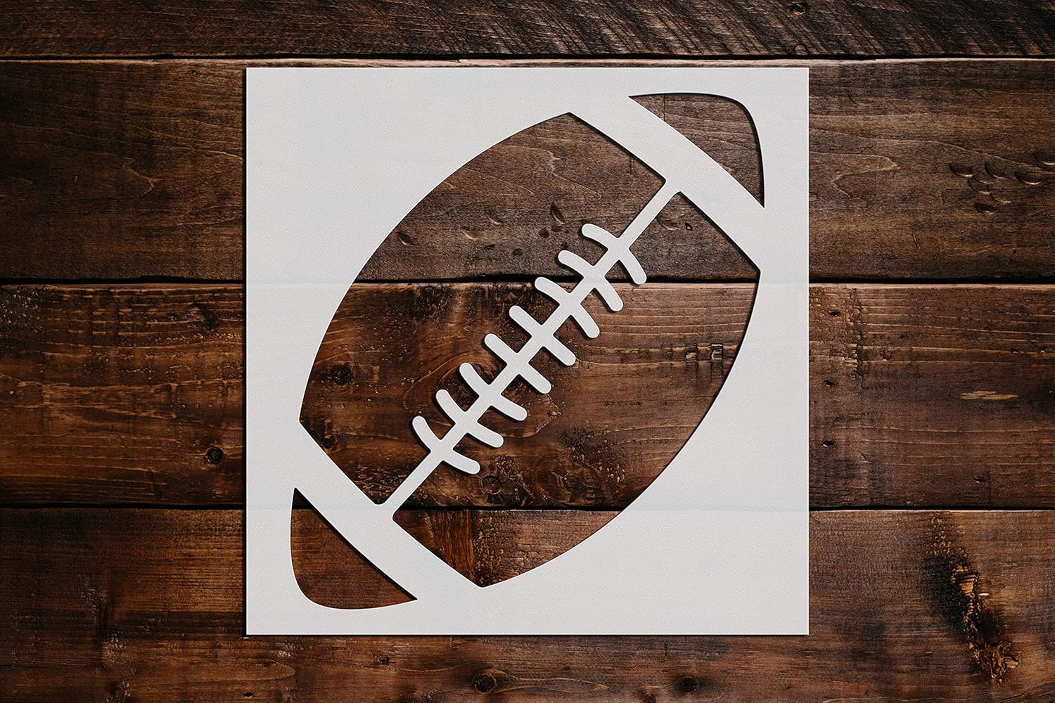 Football DIY Stencil - Reusable Craft and Painting Stencils - 10 (6x6)