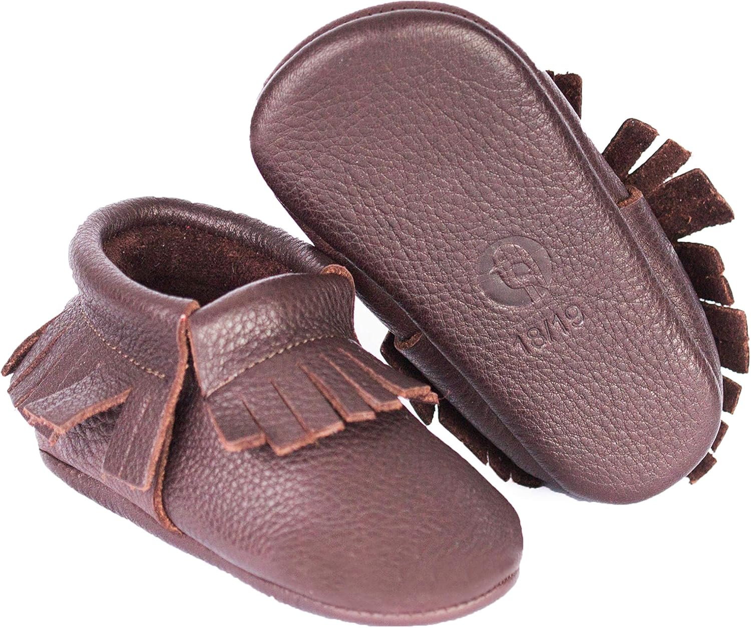YugYug Crawling shoes made of genuine organic leather (classic moccasin