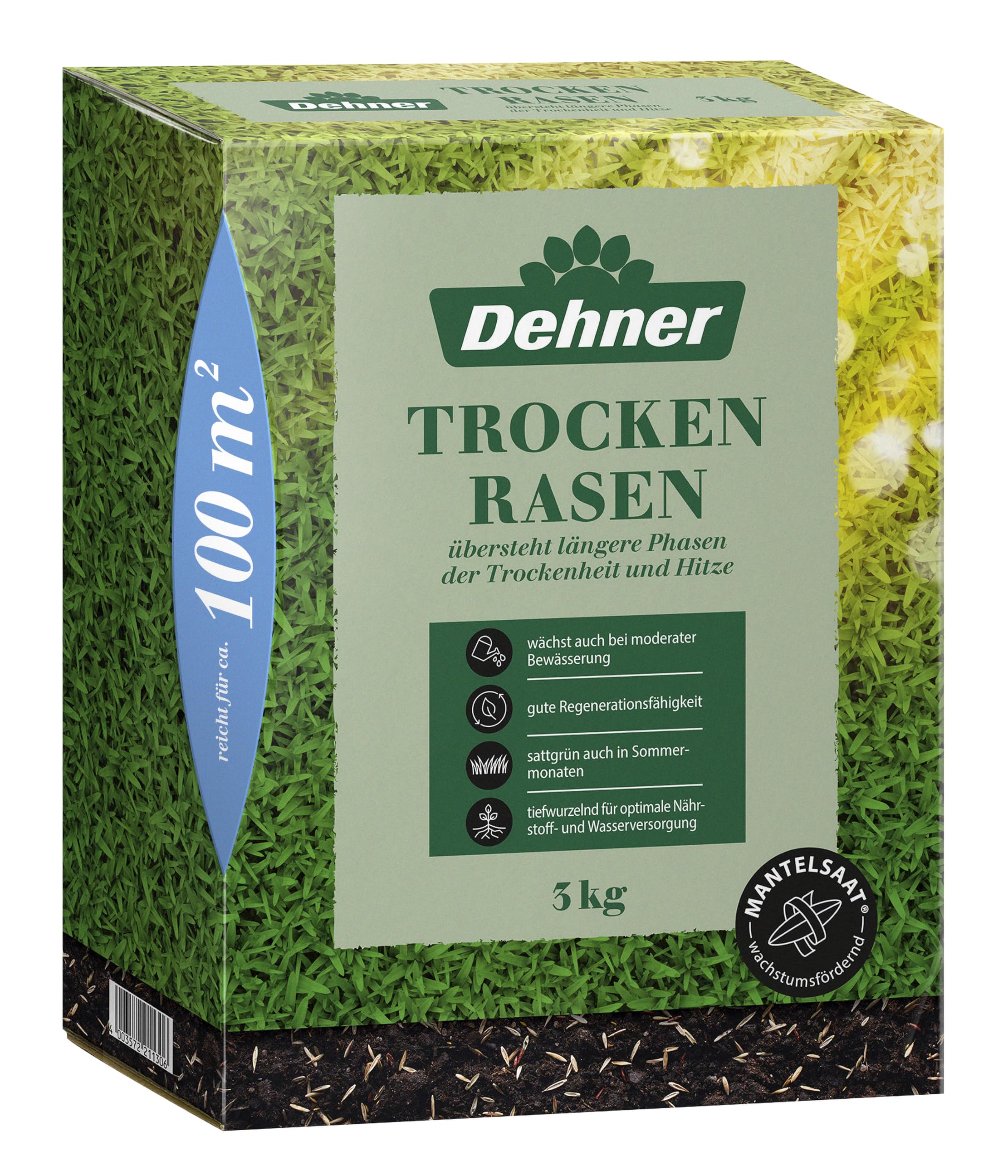 Dehner 5802475 - Semillas para césped, Color Natural