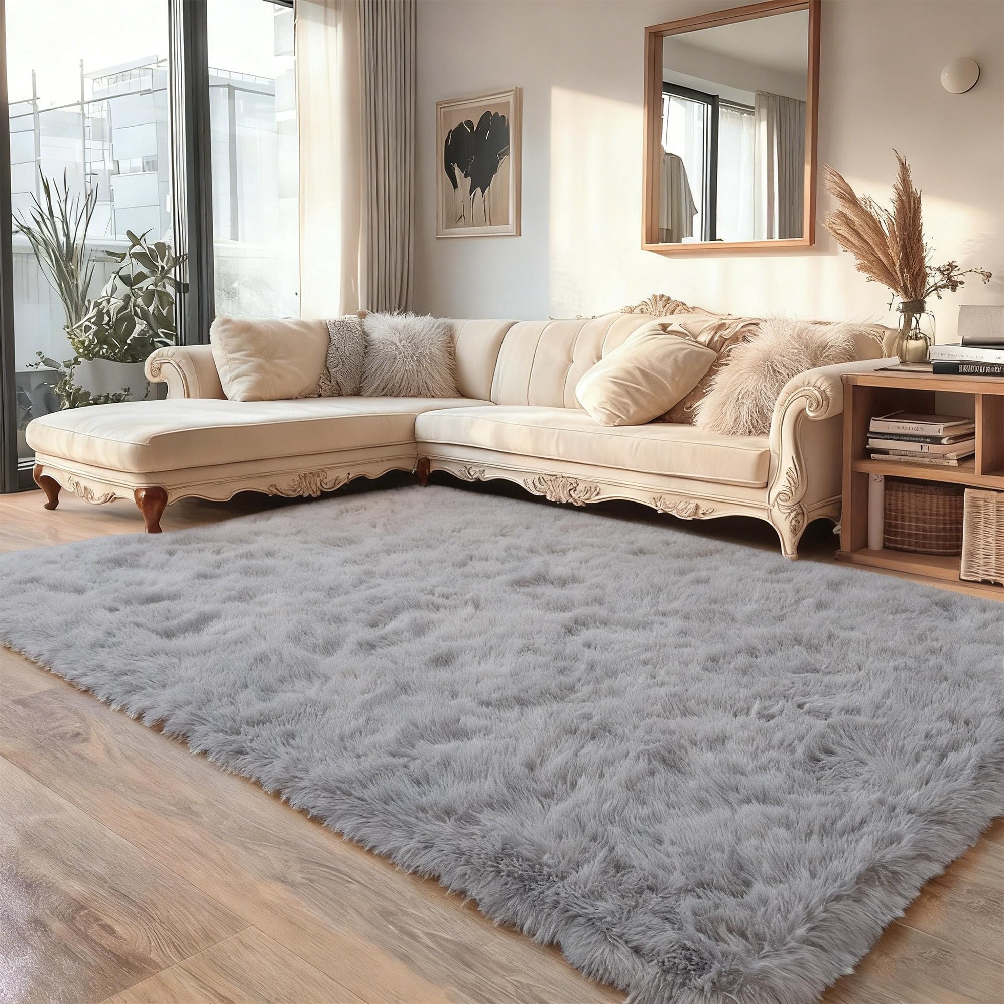 Amazon | カーペット 250 x 250 cm 簡単に掃除ラグカーペット防ダニ