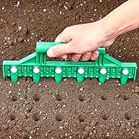 Vista 1 de Espaciador de semillas, herramienta espaciadora de semillas multifuncional, excavadora de semillas en el suelo para ayudar a plantar semillas