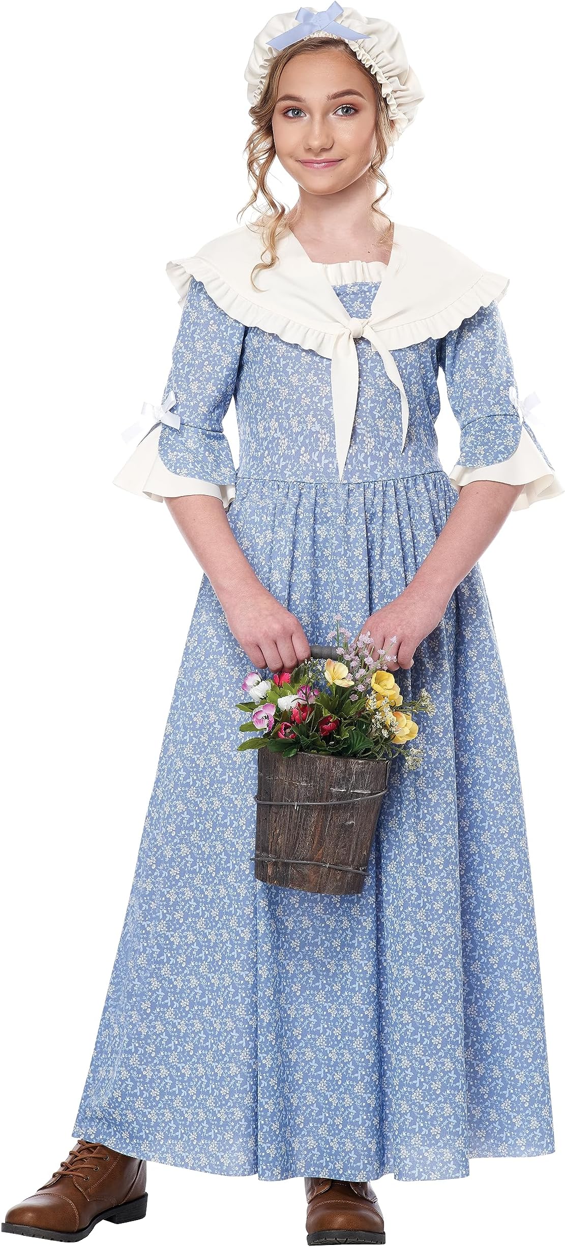 girls Colonial Village Girl