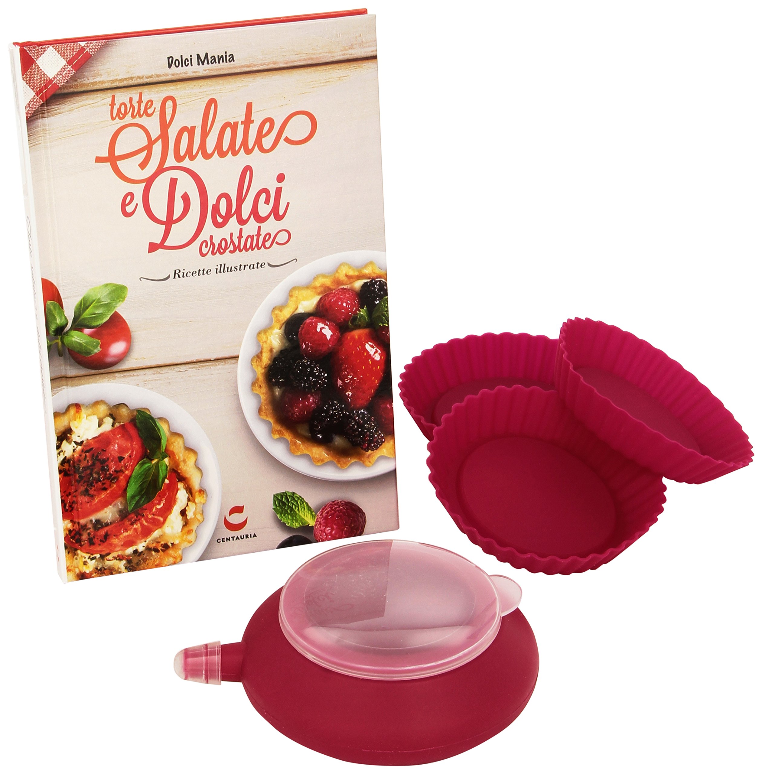 Torte salate e dolci crostate. Con gadget