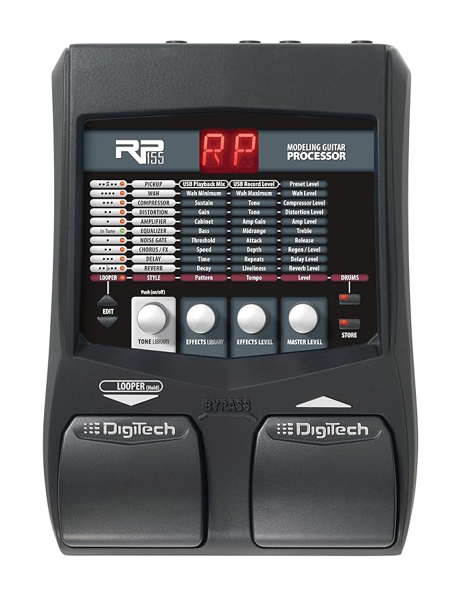 DigiTech RP155 Guitar MultiEffects Processor Amazon.in Musical