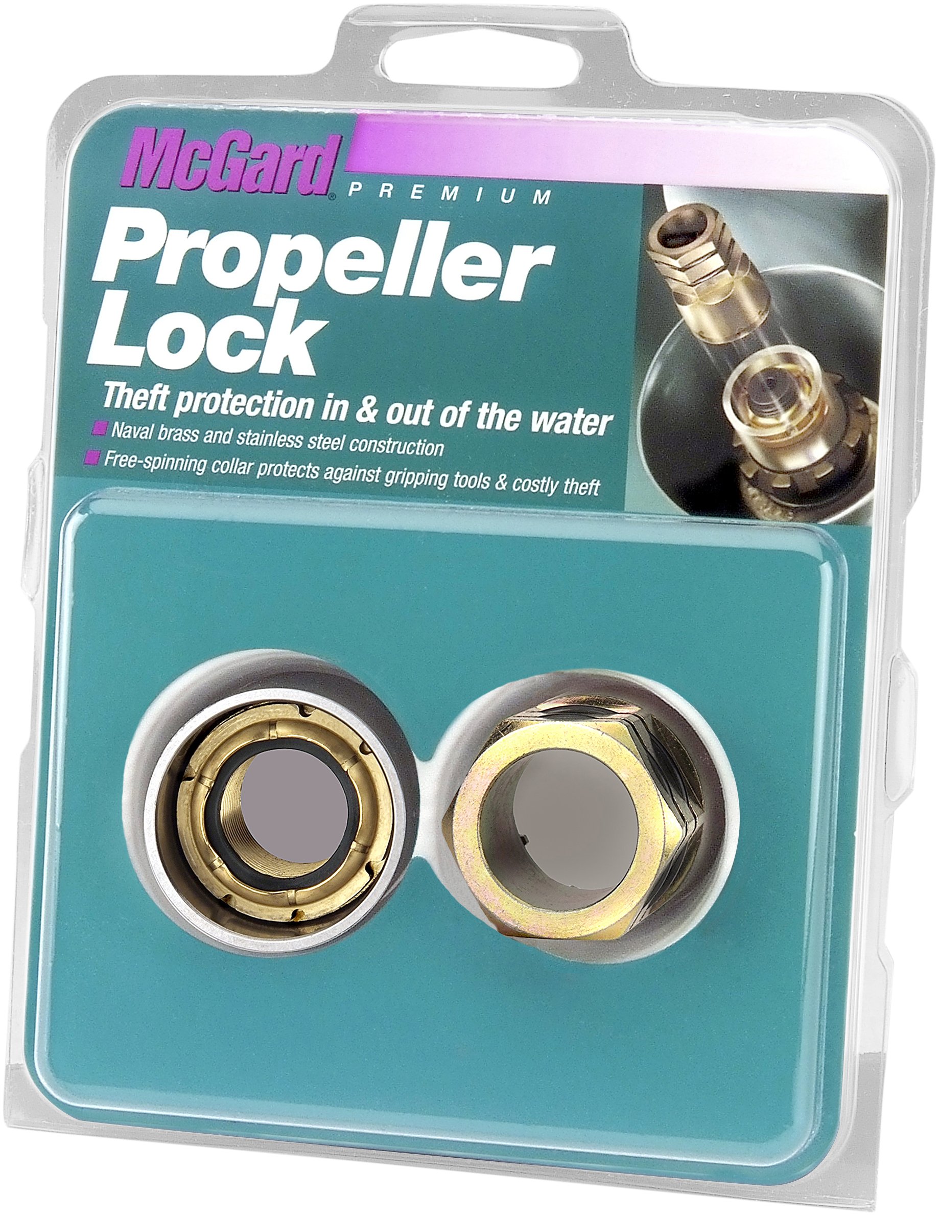 McGard 74053 Marine Propellerschloss-Set (2,5 cm - 14 Gewindegröße) - Bravo III & Blackhawk - 1 Stück