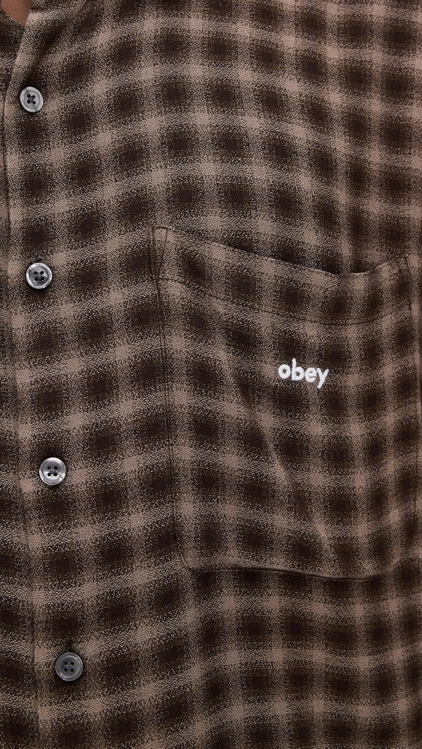 OBEY Men's Clarence Plaid Shirt - Image 6