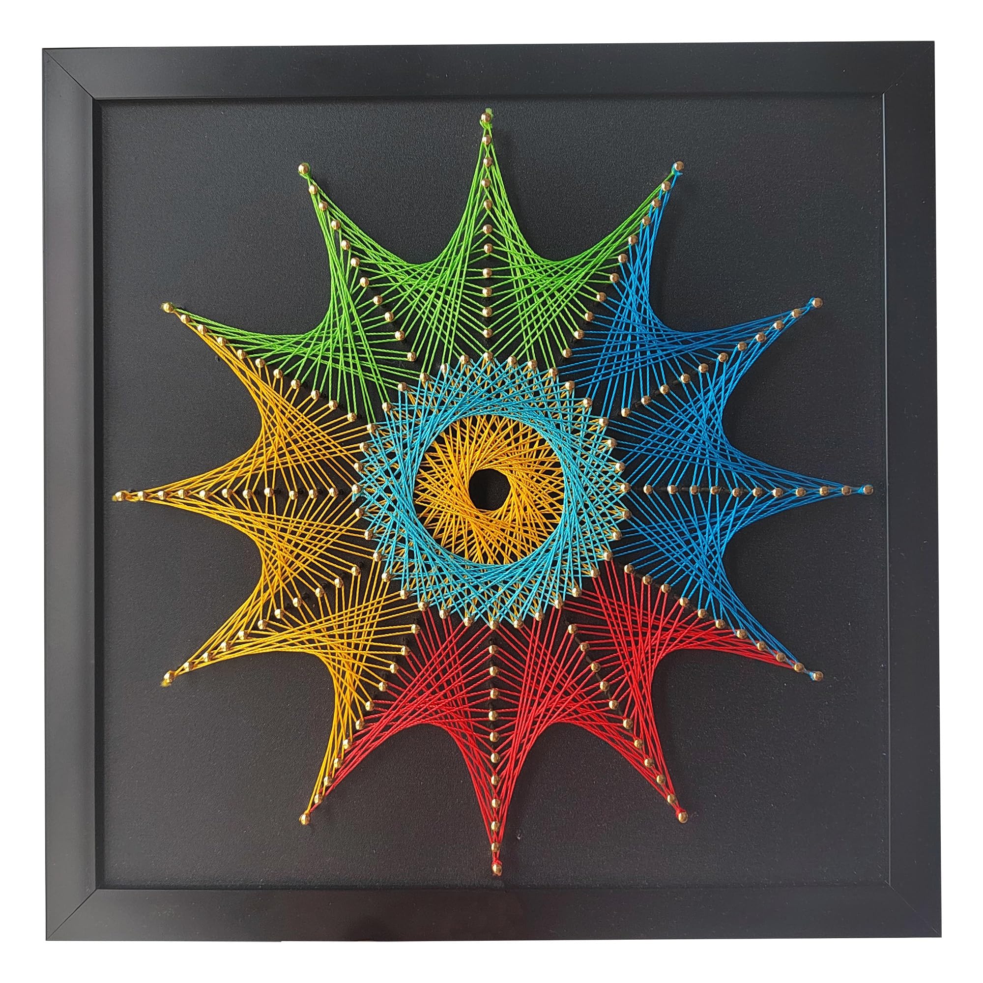 EYANKUNG String Art DIY Crafts Kits for Adults Beginner Unique Women Gift (Fireworks 12 * 12inches)