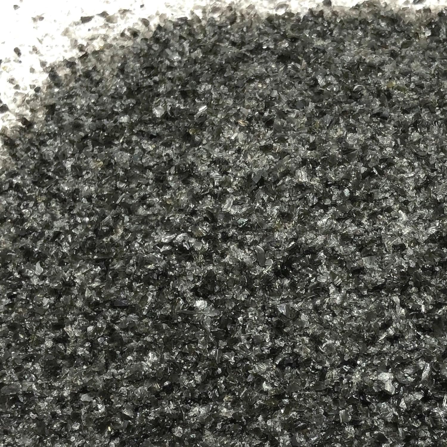 Maker’s Minerals Crushed Black Obsidian Sand, 0.25mm-2mm, for Woodworking and Ring Inlay, Resin Crafts, Memorial & Sand Jewelry (4, Ounces)