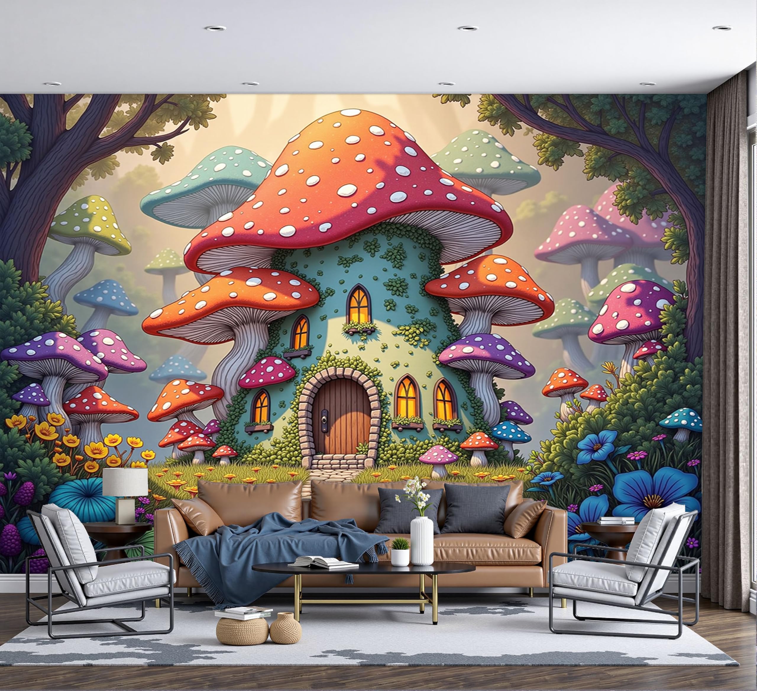 Papier peint panoramique 3D fantastique grand format 400x280cm pour décoration restaurant
