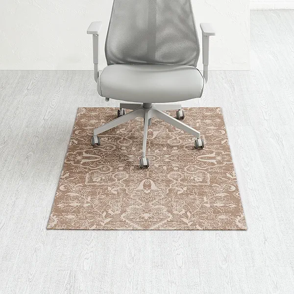 Anji Mountain Rug'd Office Chair Mat for Carpet & Hardwood Floor - Jacquard Woven Top, Anti-Slip Backing, Low Pile, Floor Protector Desk Chair Mat, Office Rugs for Rolling Chairs (36 x 48)