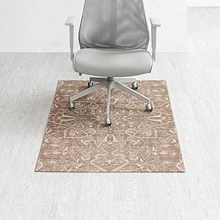 Anji Mountain Rug'd Office Chair Mat for Carpet & Hardwood Floor - Jacquard Woven, Anti-Slip Backing, Low Pile, Floor Protector Desk Chair Mat, Office Rugs for Rolling Chairs (Tamanrasset - 36" x 48")