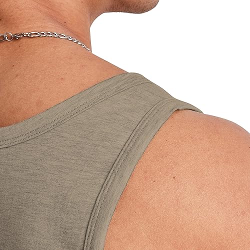 Miniatura 5 de Hanes Originals Top, 100% algodón para hombre, camiseta sin mangas