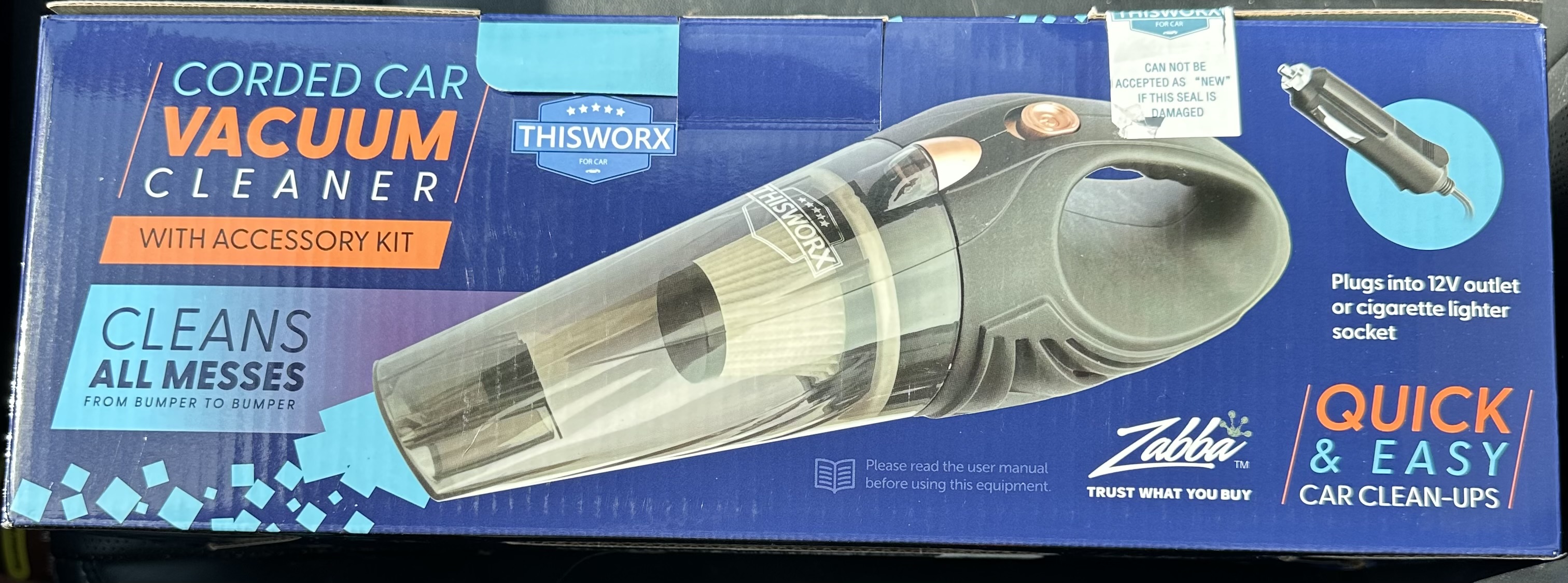 Watch Thisworx car vacuum cleaner review on Amazon Live