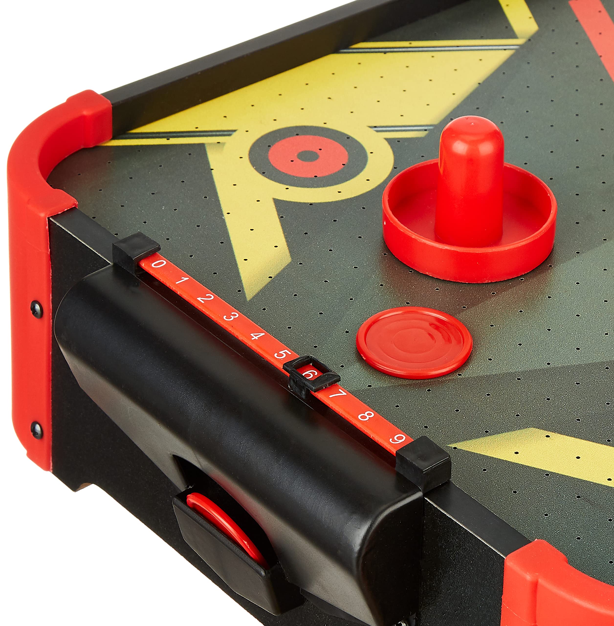 Amazon Brand - Jam & Honey Air Hockey (Big) | Electric Powered | 2 Pushers + 4 Pucks for Kids image 5