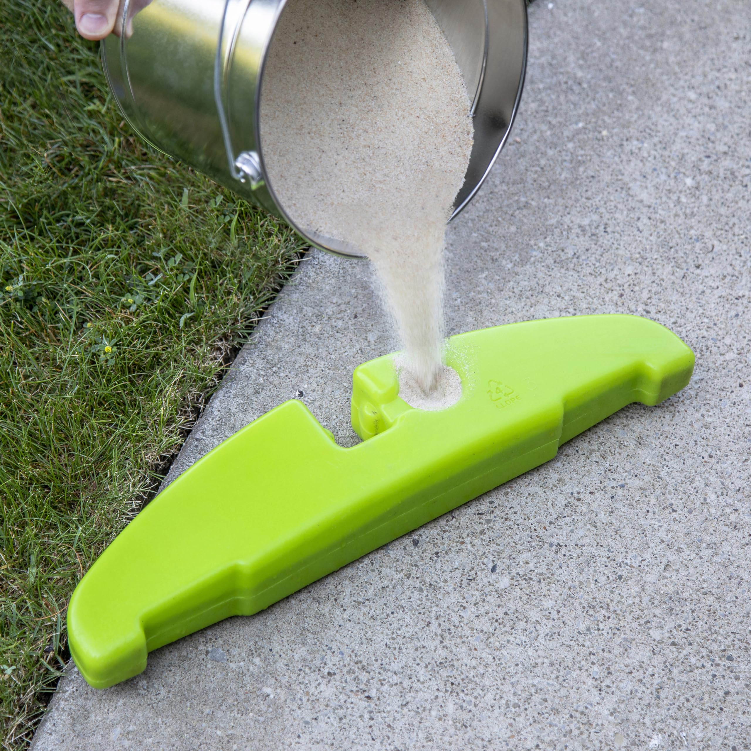 Step2 Safety Sam | Panneau D'Avertissement Pour Enfants En Vert Fluo Avec Drapeau | Panneau D'Avertissement | Signalisation