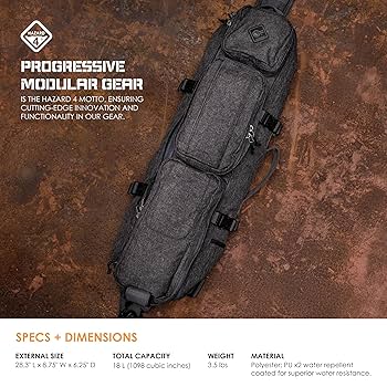 Amazon.co.jp: ハザード4(Hazard4) バッグ Gray 72×22×16cm