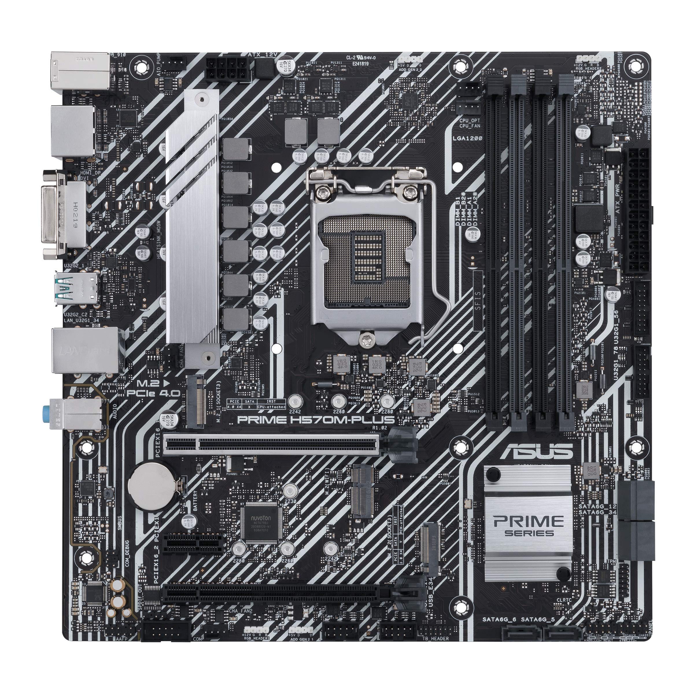 Amazon | ASUS Prime H570M-PLUS/CSM LGA1200 (Intel 第11/第10世代