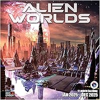 Vista 129 de RED EMBER Astronomy 2026 Wall Calendar 12 Month 12" x 24" Open Thick & Sturdy Paper Giftable Calendar 2026