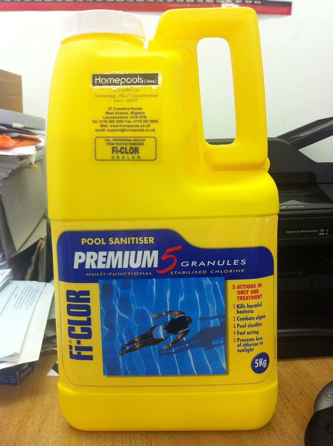 Ficlor Premium 5 Chlorine Granules 5kg Amazon.co.uk Garden