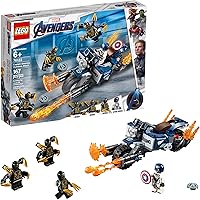 Vista 1 de LEGO Marvel Avengers Captain America: Outriders Attack 76123 Building Kit (167 Pieces)