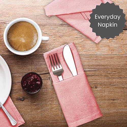 Miniatura 4 de Servilleta Cotton Clinic de tela de algodón, para uso diario, 17 x 17 pulgadas