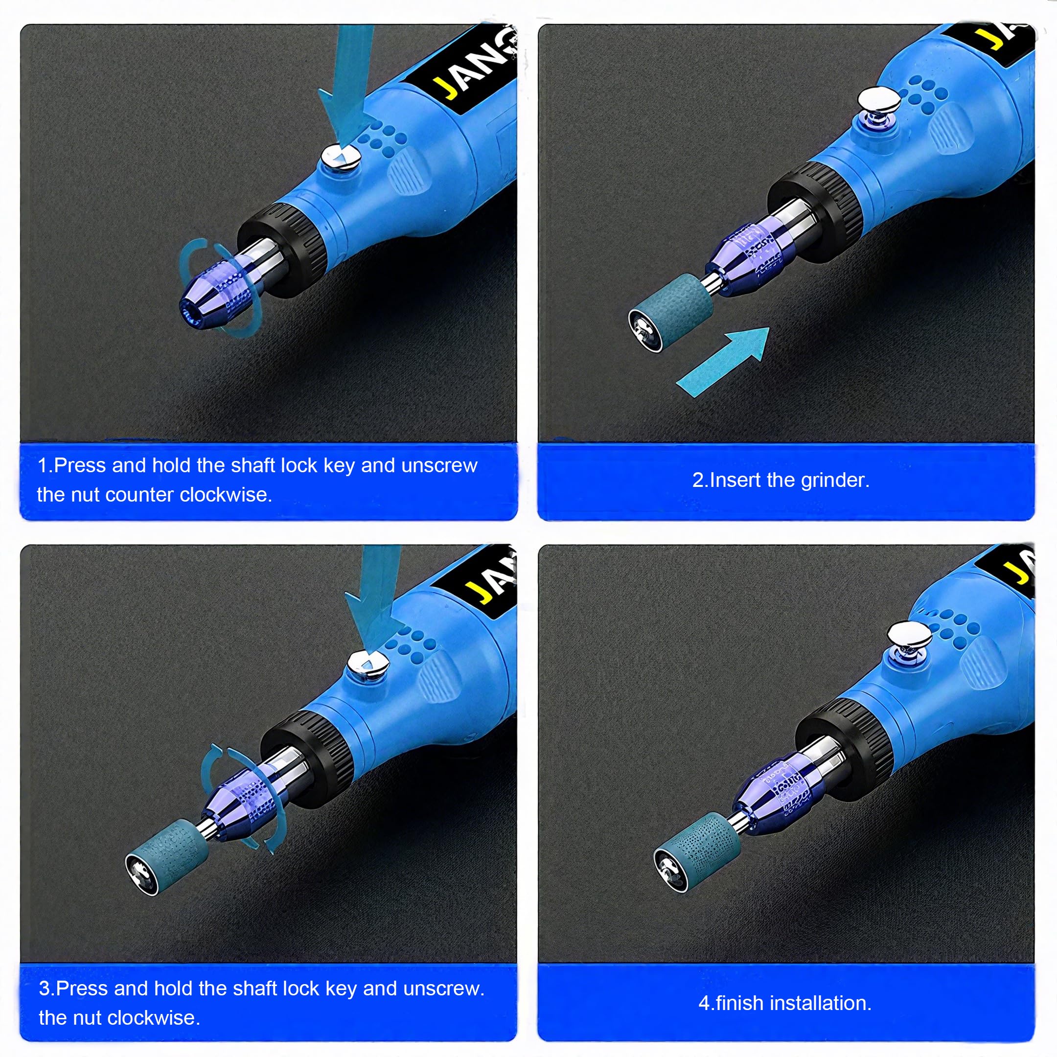 Herramienta giratoria inalámbrica, mini kit de herramientas giratorias de 3.7 V con 31 accesorios, ajuste de 3 velocidades, ligero y portátil, ideal para pulir, lijar, moler, taladrar y manualidades