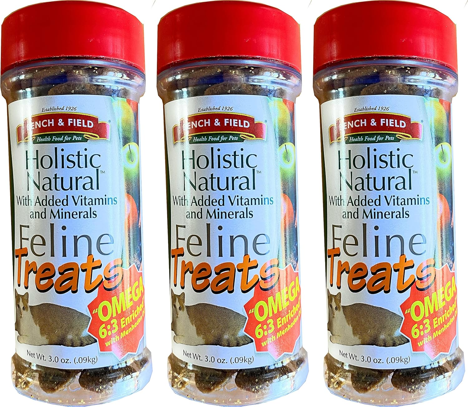 Trader Joe's Bench & Field Holistic Natural Feline Cat Treats 3Pack Pet Supplies