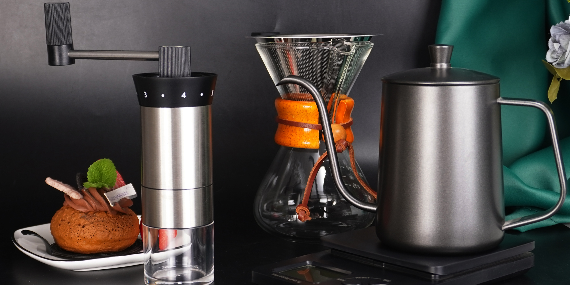 Amazon.com: SuperCook Pour Over Coffee Kit, Coffee Maker Set, All