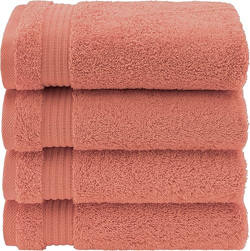 Vista 335 de American Veteran Towel, Juego de 4 toallas de mano para baño, juego de toallas de mano turcas 100% algodón, toallas de mano suaves, toallas de mano