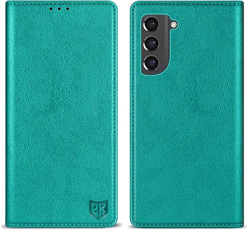 Miniatura 31 de ZZXX Funda tipo cartera para Samsung Galaxy S21 con bloqueo RFID, soporte de ranura para tarjetas, funda protectora de cuero magnético fuerte