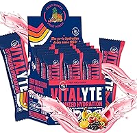 Vista 11 de Vitalyte Paquetes de electrolitos en polvo, mezcla de bebida de hidratación isotónica con electrolitos limpios, paquetes de rehidratación de una