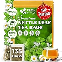 Vista 115 de FreshDrinkUS, 75 bolsas de té de cardo mariano premium, 100% natural y puro de semillas de cardo mariano. Té de hierbas con semillas de cardo