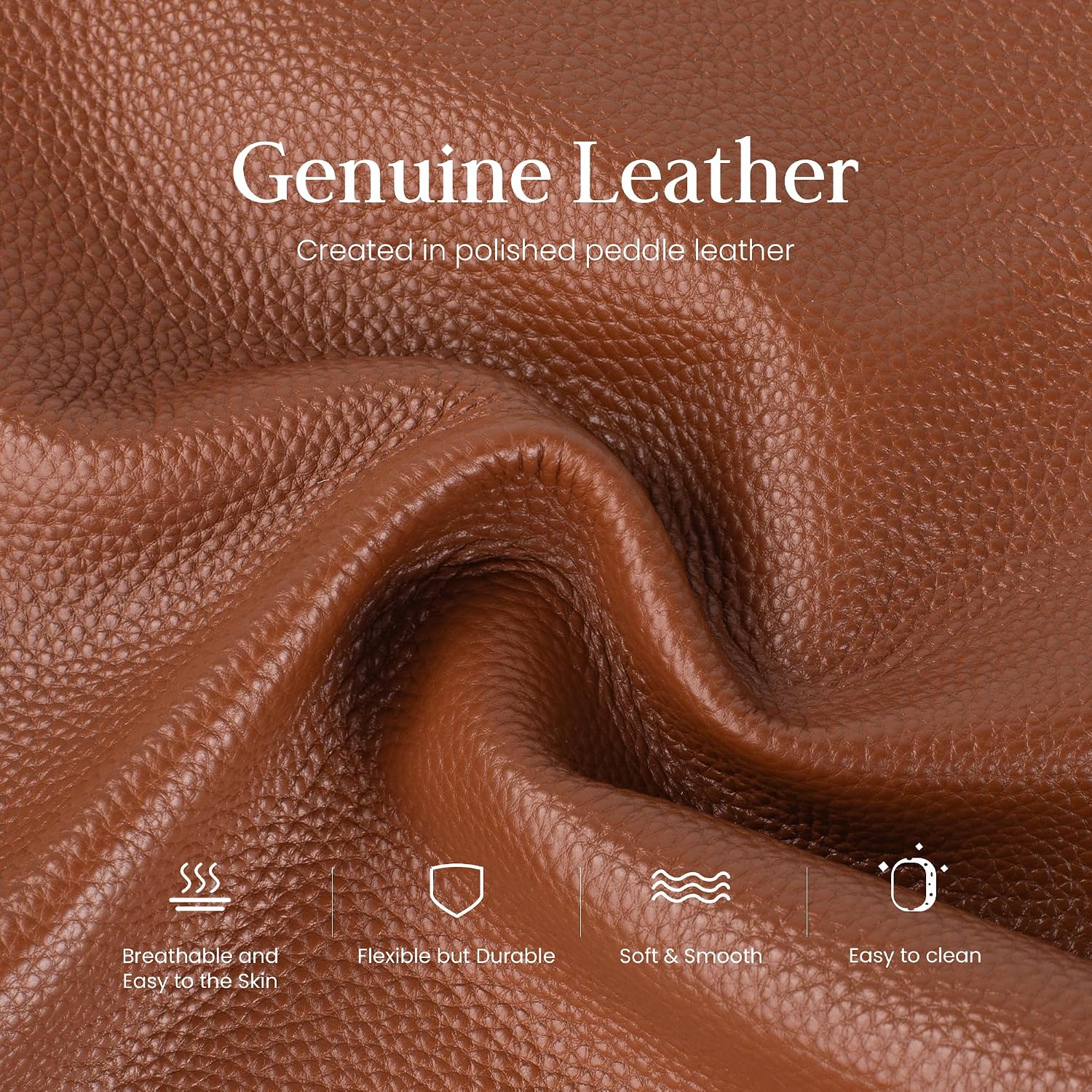 befen Genuine Leather Anti Theft Fanny Pack for Women, Waist Bag Crossbody Bags for Men Belt Bag with Built in RFID Wallet