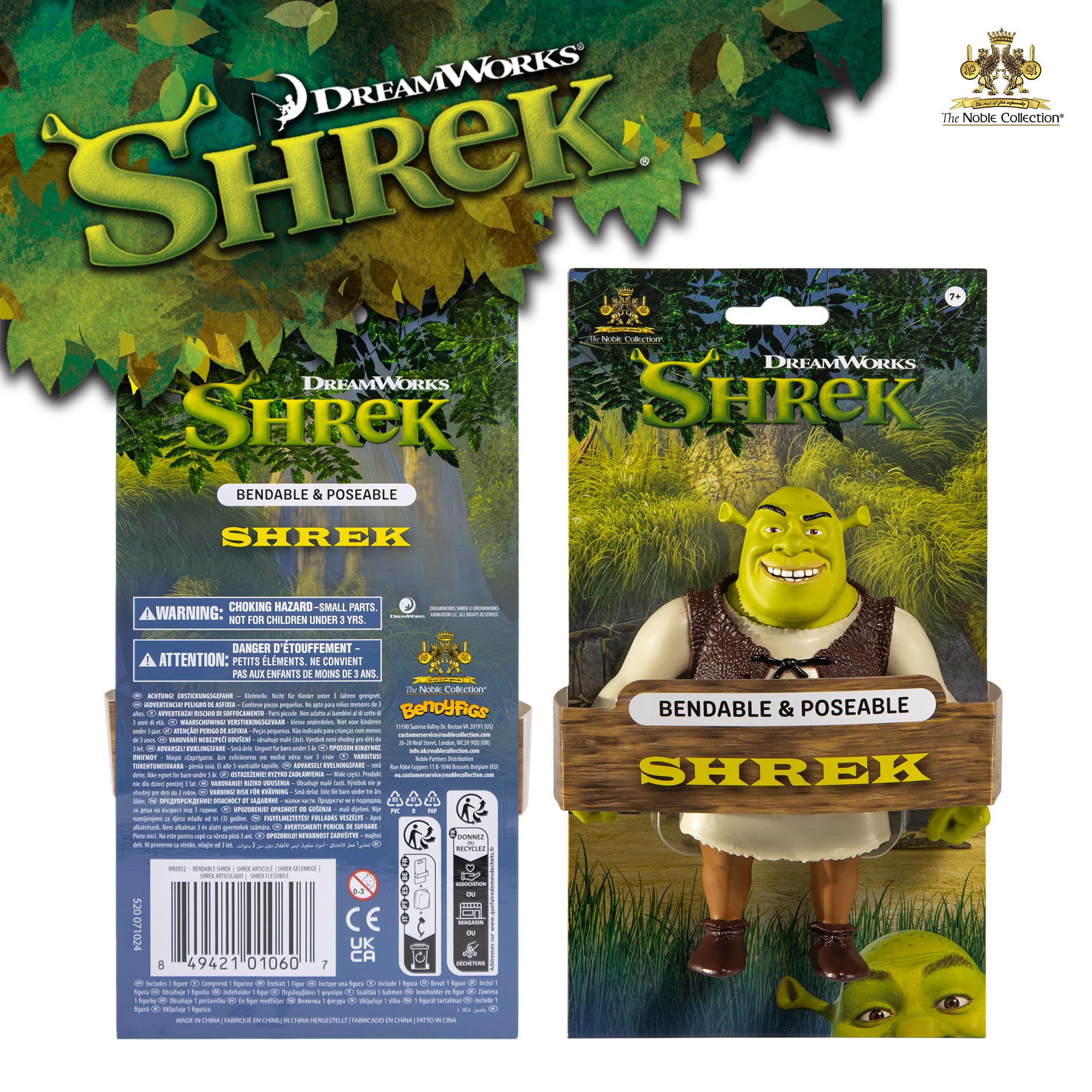 The Noble Collection Shrek Bendable, Green - Image 3