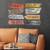 Vista 3 de Decoraciones para fiestas temáticas de viaje, decoración de viaje - Deja que la aventura comience decoraciones, decoraciones de viaje