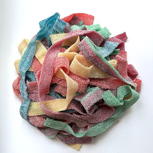 Sour Power - Cinturones de gomita de caramelo (azul bayas agrias, arándanos, 1 libra) Sour Power - Cinturones de gomita de caramelo (azul bayas agrias, arándanos, 1 libra)