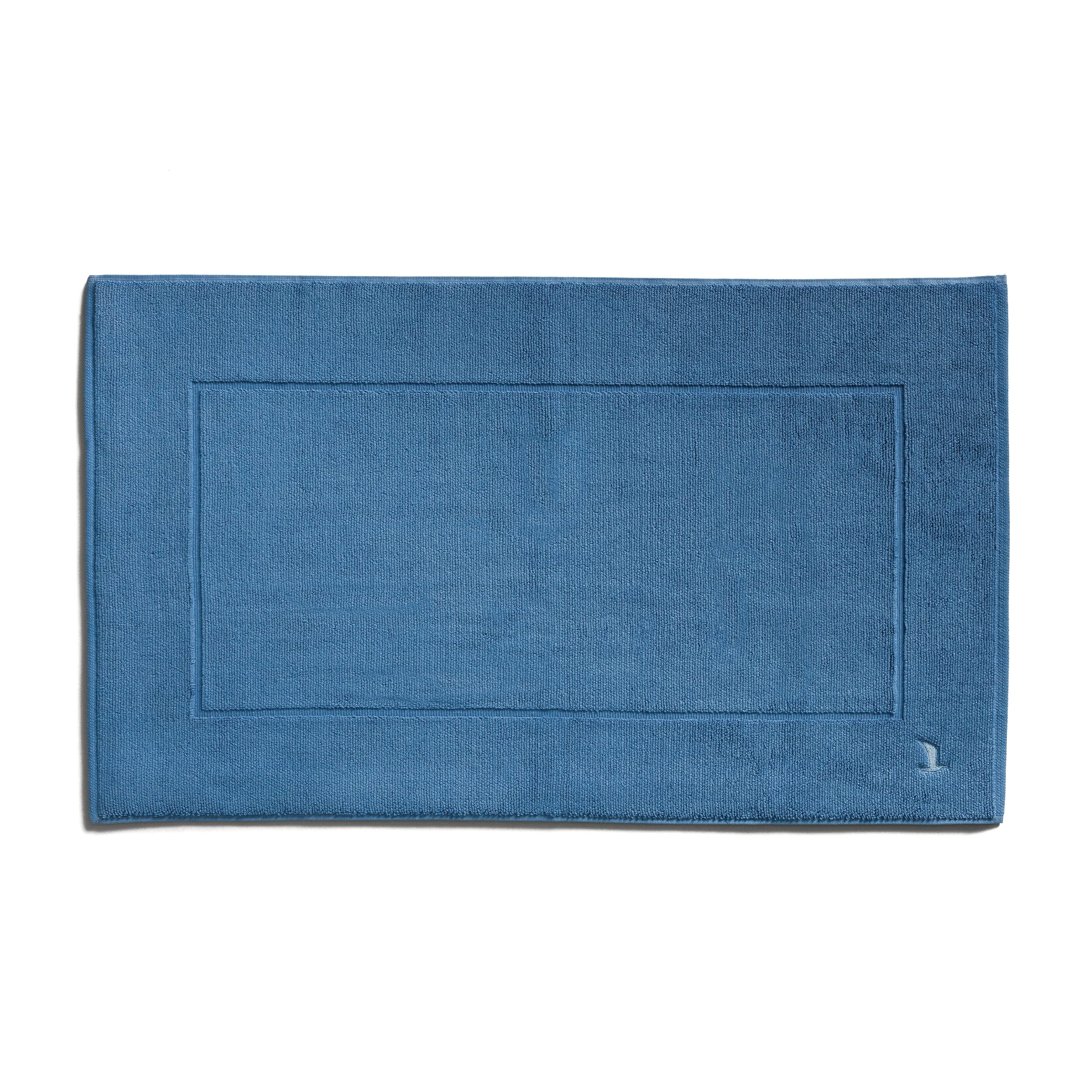 möve Superwuschel Badteppich 60x100 cm aus 100% Baumwolle, Cornflower
