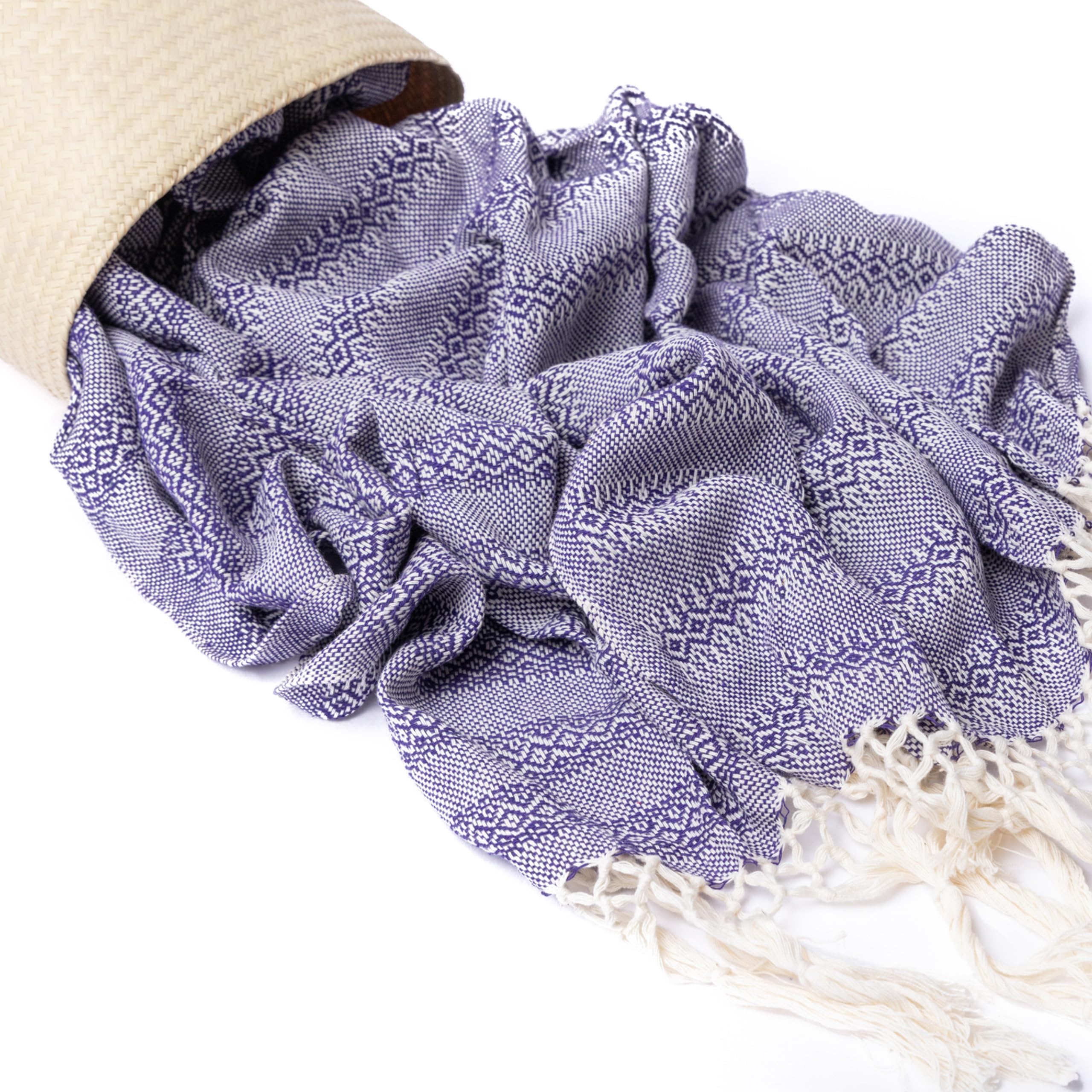 Baby Trapoz Mexikanischer Rebozo-Schal, ideal für die natürliche Geburt, Doula-Massage, 300 cm, Violett