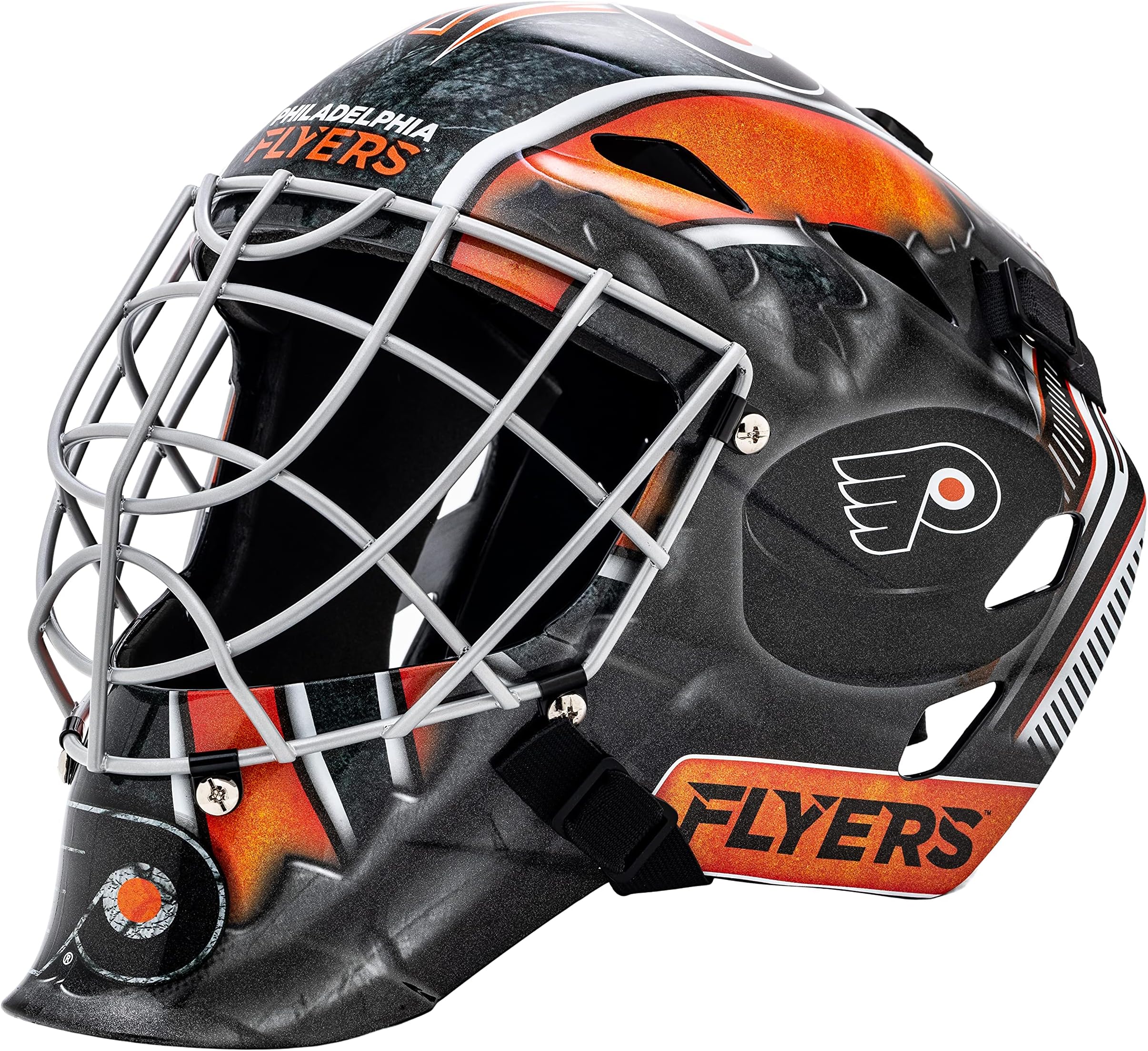 Franklin Sports Team Licensed NHL Hockey Goalie Face Mask - Goalie Mask for Kids Street Hockey - Youth NHL Team Street Hockey Masks