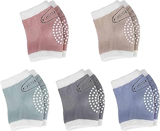 HONGXIN-SHOP Baby,Clothing,Baby Boys 0-24m,Socks & Tights,Leg Warmers Baby Knee Pads Crawling Anti-Slip Leg Pad Unisex Soft Cotton Breathable Crawling Safety Protector for 0-24 Months 5 Pairs