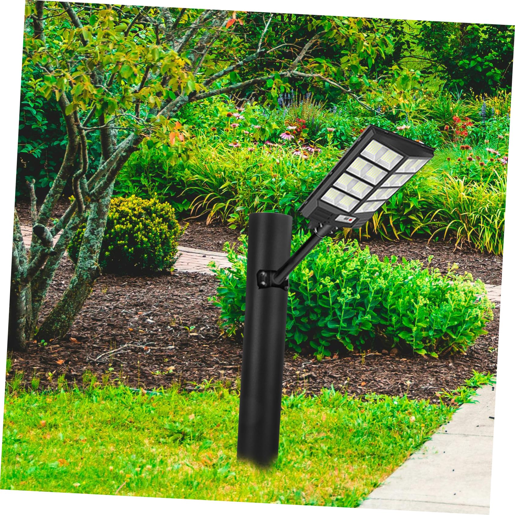 Toddmomy Lampy Ścienne Solarne Zewnętrzne Lampy Solarne Wspornik Ramienia 58 Zacisków Rurowych Solidny Słup Do Montażu Oświetlenia Ulicznego