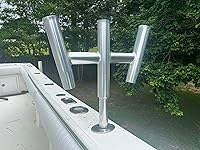 Vista 2 de Geronimo Soporte de caña de pescar Trident de aluminio