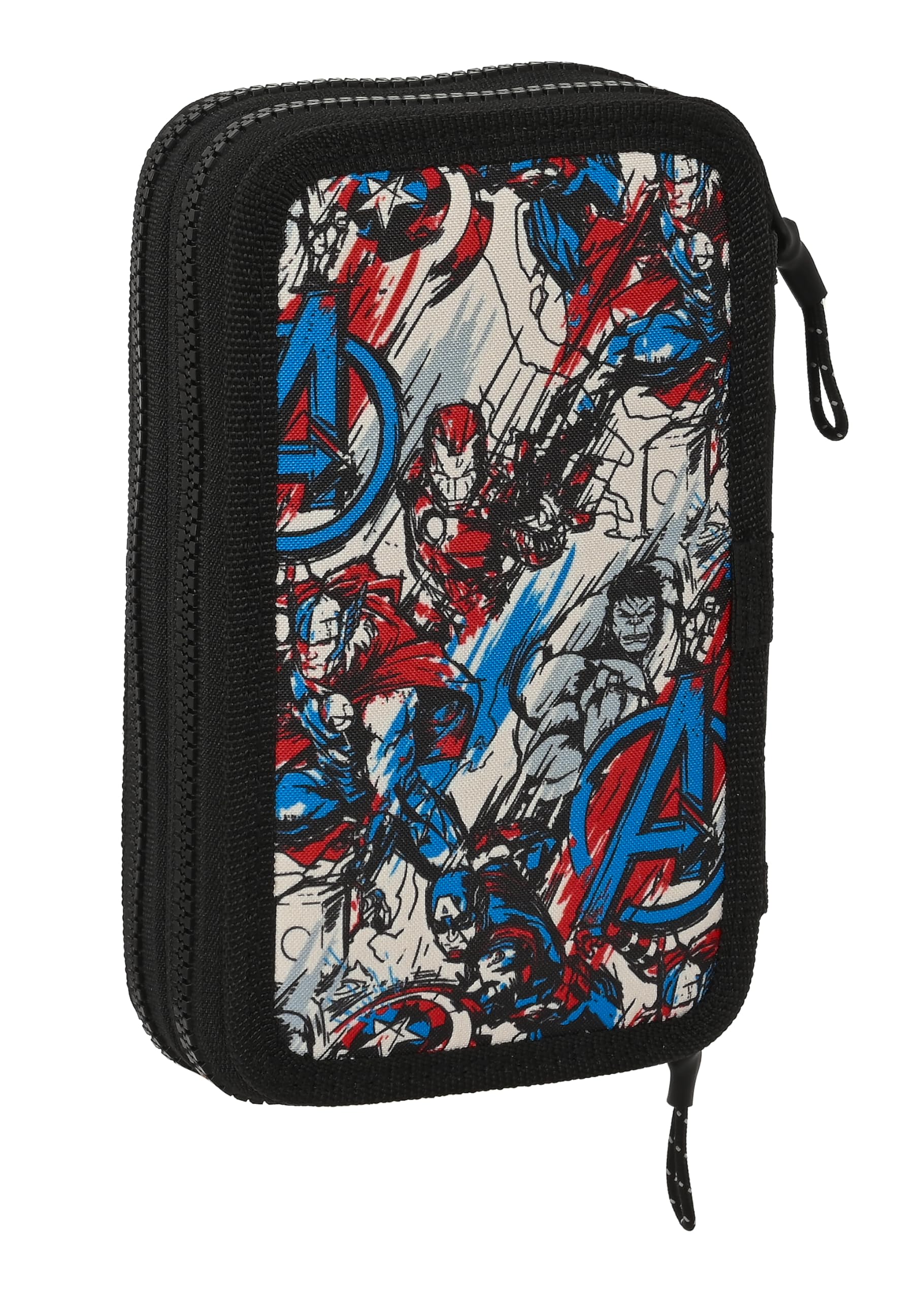 Safta AVENGERS FOREVER, Children's School Pencil Case, Pencil Case with Colours, with 28 Tools Included - Image 2