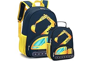 Boys Backpack and Lunchbox Set for School: Lunch Box For Kids Toddlers