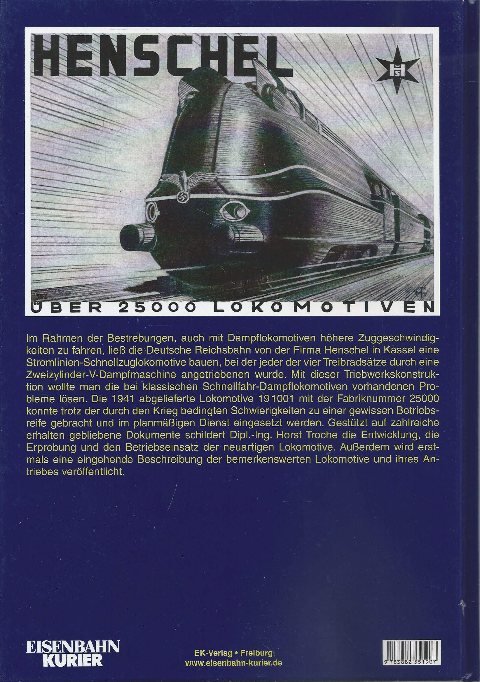 19 1001: Die Stromlinien-Schnellzuglokomotive der Deutschen Reichsbahn mit Einzelachsantrieb