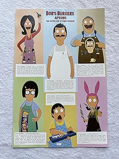 BOB'S BURGERS - 12"x18" Original Promo TV Poster SDCC 2023 HULU Apron