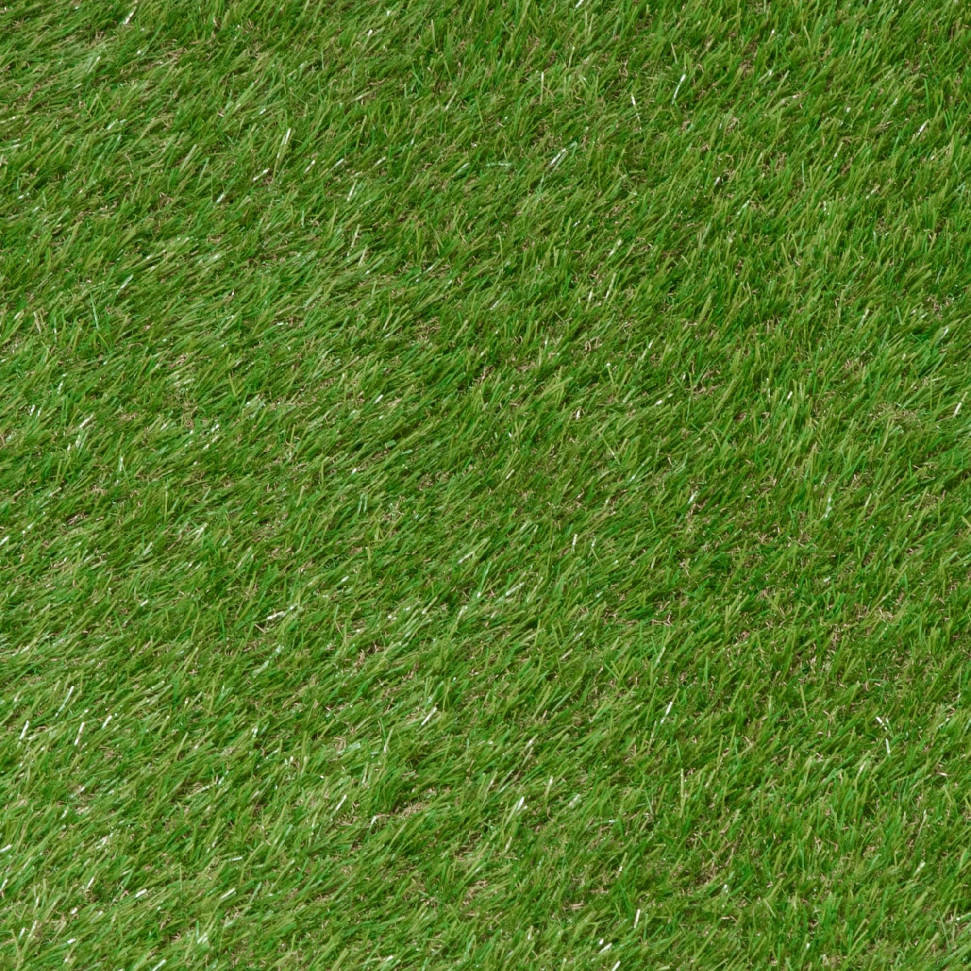 Outsunny Gazon Synthétique Artificiel Moquette Extérieure 3L x 1l m Vert | Intérieure, Herbes Hautes Denses, 2,5 cm