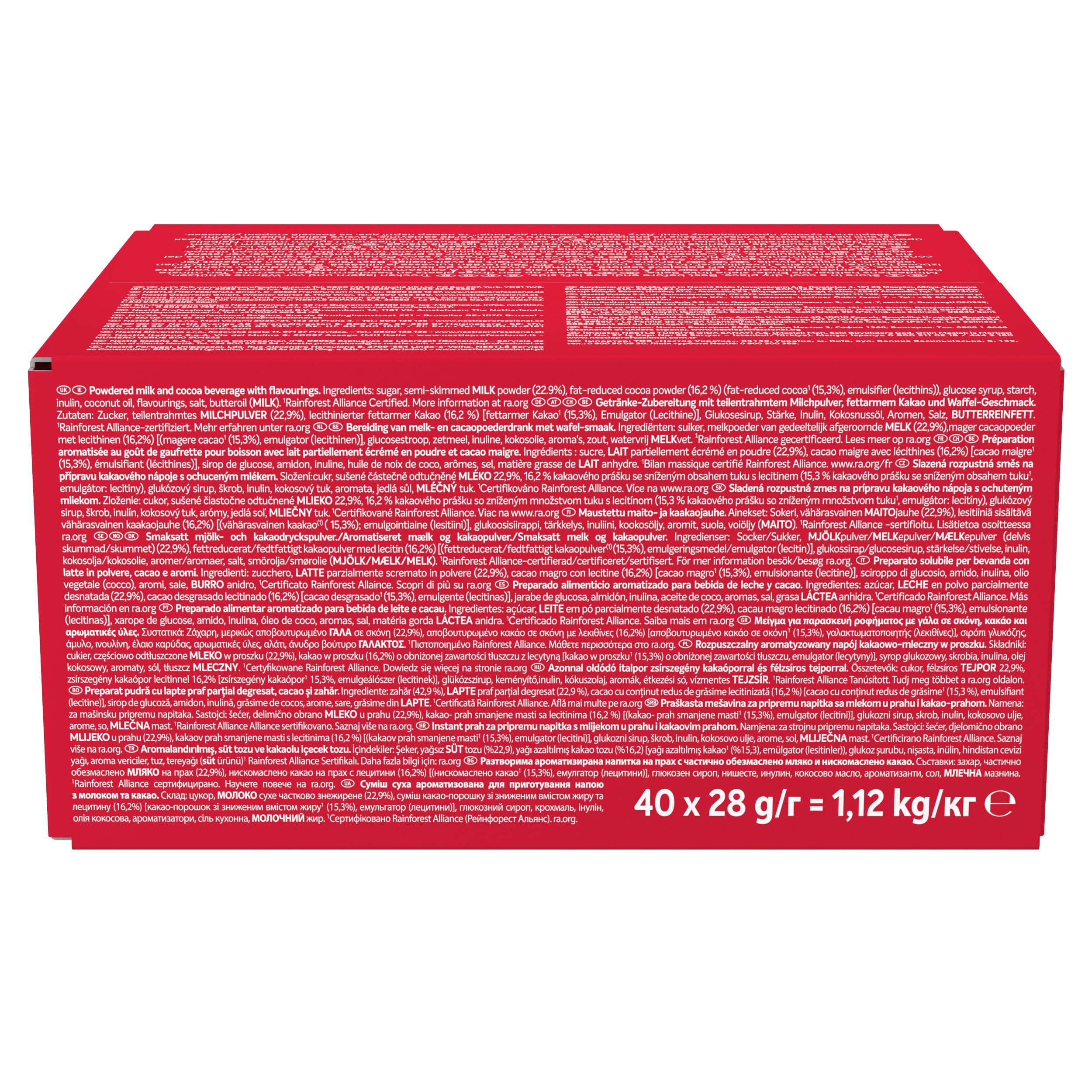 KitKat Bevanda con cacao solubile, 40 bustine da 28g (1120g)