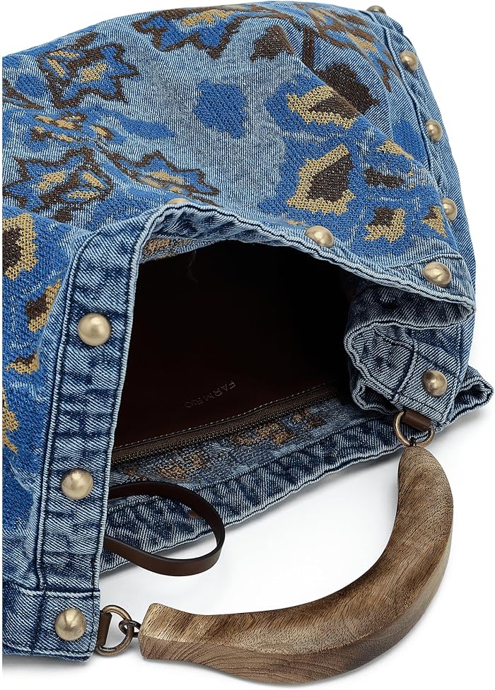 Женские сумки FARM Rio Denim Tote Bag — фото 4